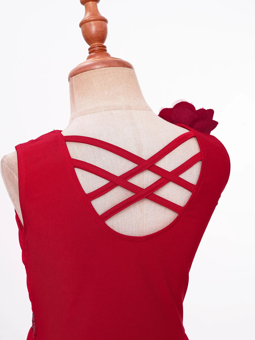 Robe courte sans manches avec sequins Ester