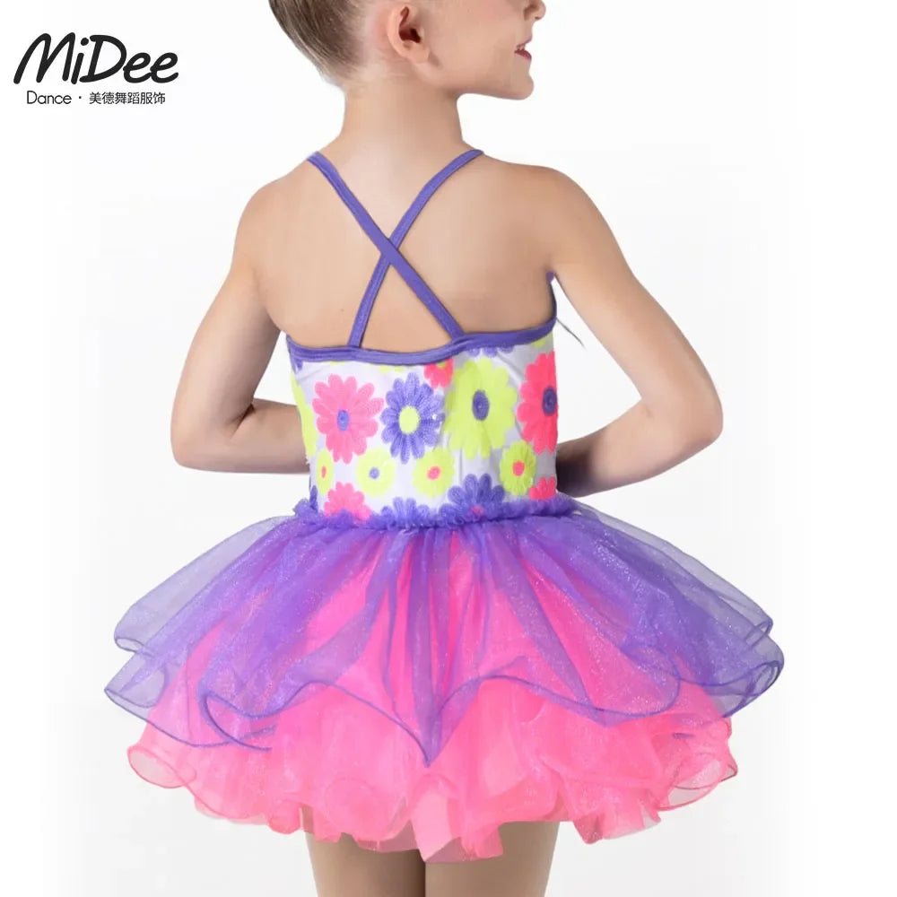 Robe Tutu bretelles Colorful Janelle