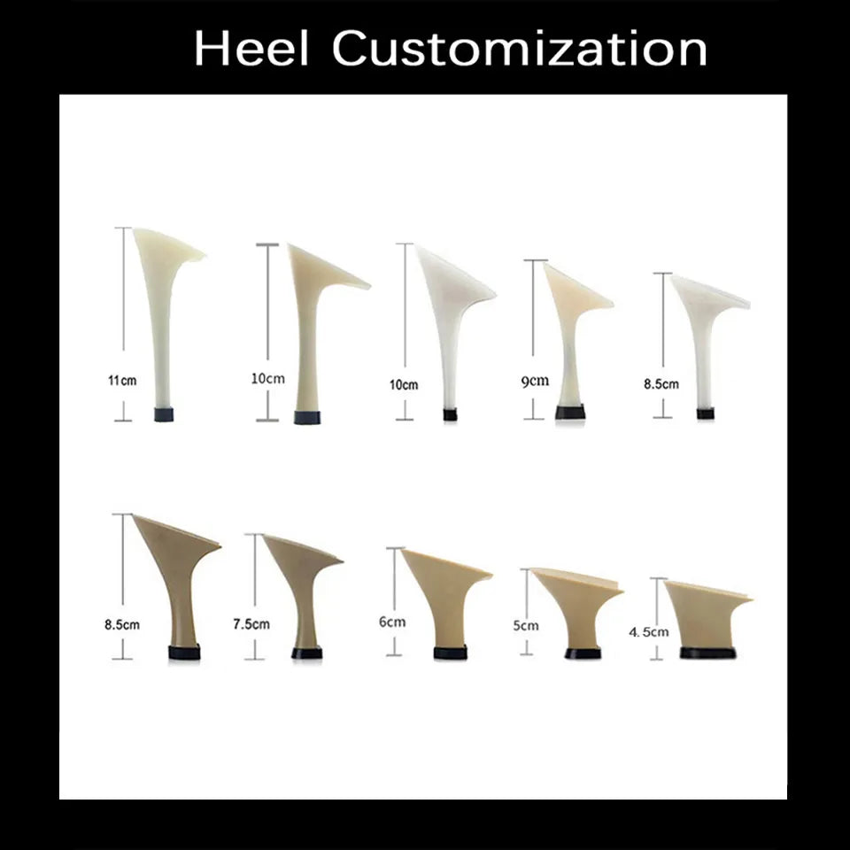 BOTTINES FERMÉES DANSE SHAYANE NOIR TALONS DE 6 À 11CM