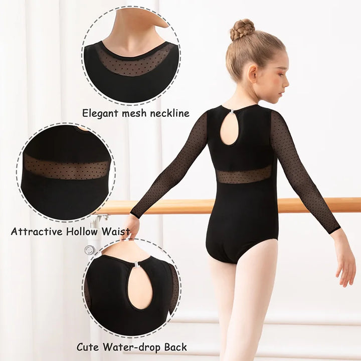 Justaucorps mesh manches longues Oksana