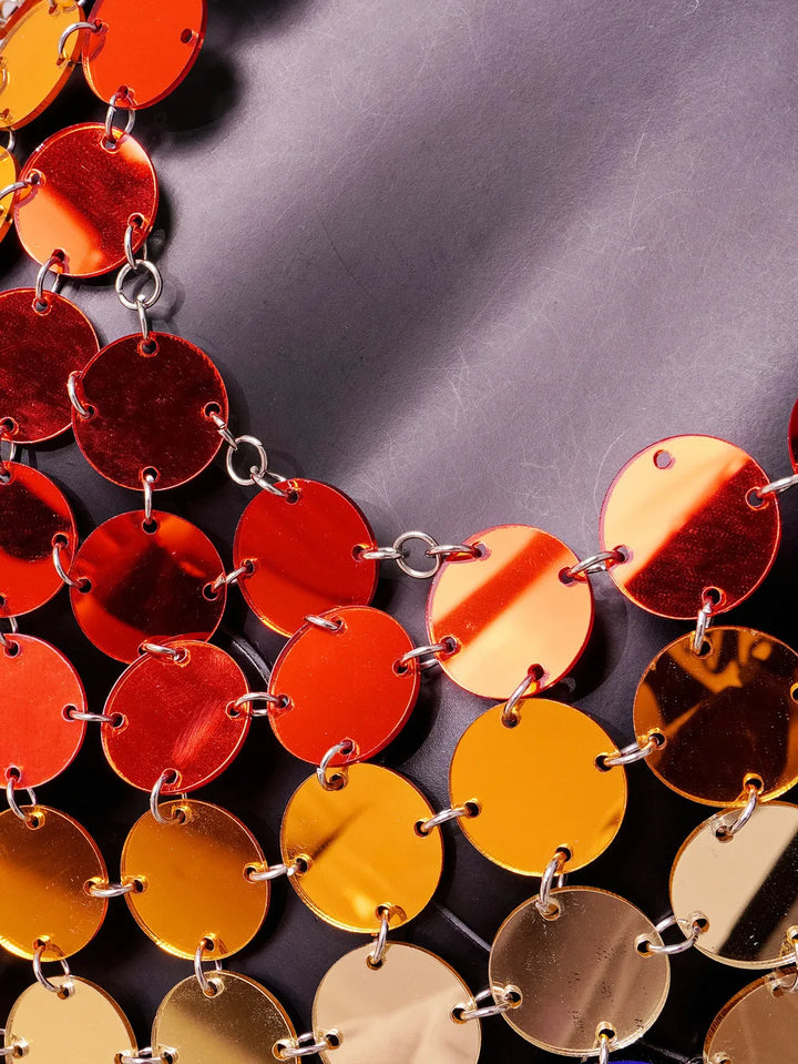 Robe Colorful Rainbow Sequins Tracy