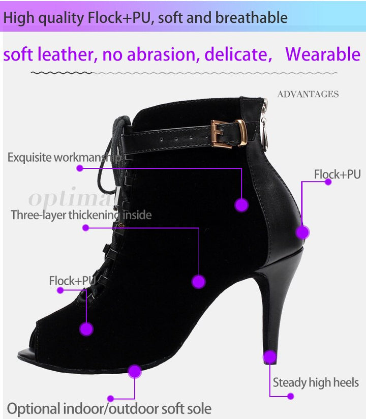 Bottines Nora talon 9cm semelle suede T38