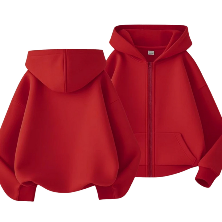 Veste zip à capuche enfant unisexe