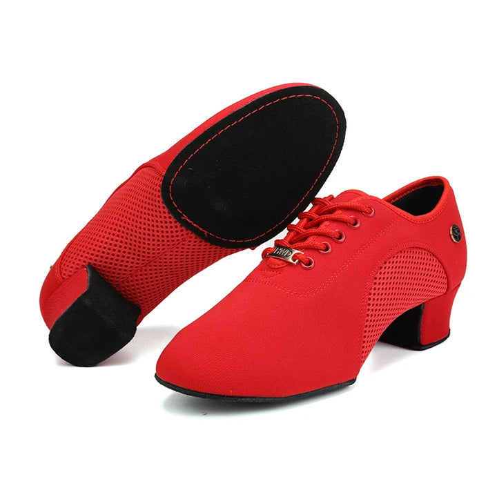 Sneakers à talons Pemma coloris noir ou rouge semelles au choix