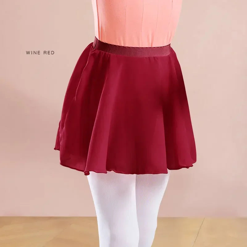 Jupette mousseline taille élastique Klarys