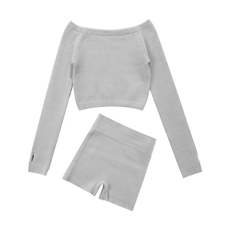 Top manches longues avec ou sans short Yina