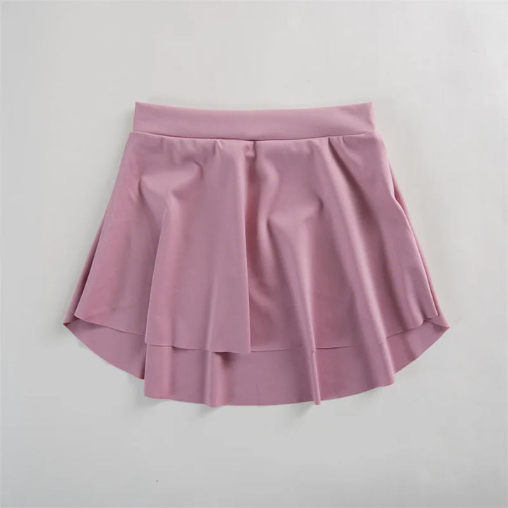 Jupette mousseline taille élastique Anggun