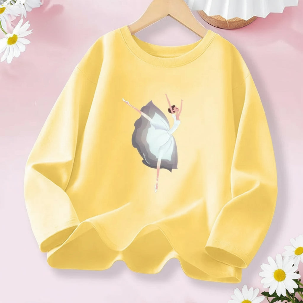 Top manches longues logo Ballet Dance Girls