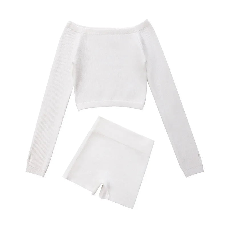 Top manches longues avec ou sans short Yina