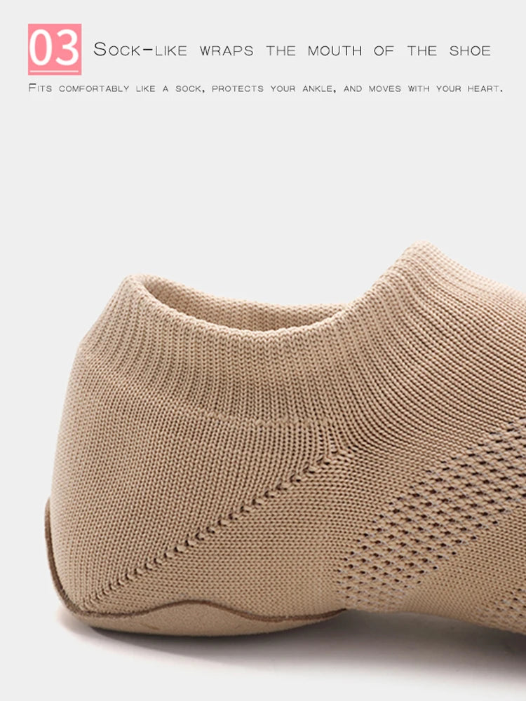 Chaussons Slip on unisexe Noa nude