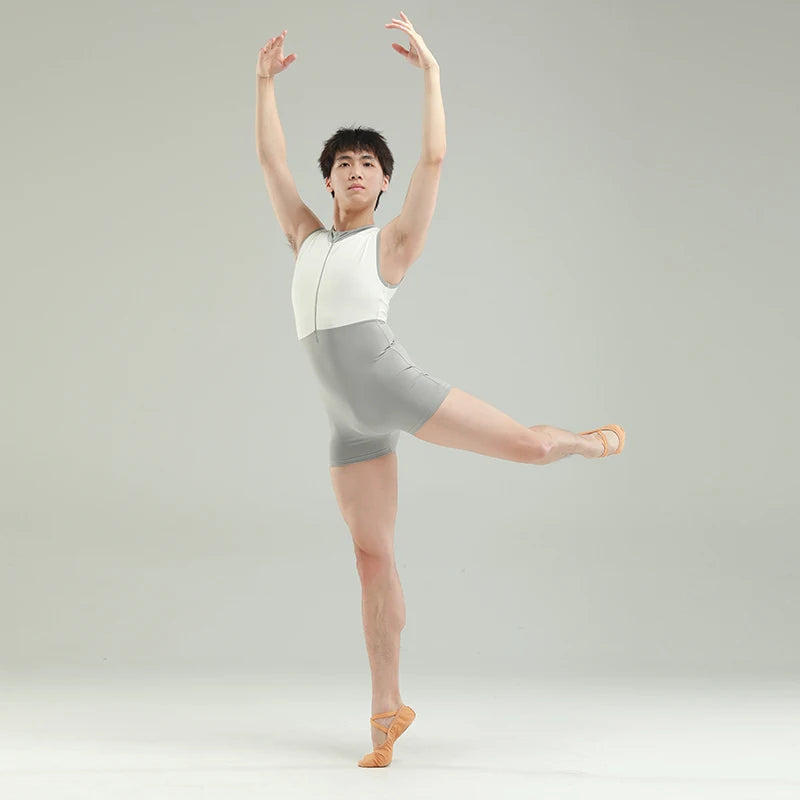 Combi-short sans manche col haut homme Sansha