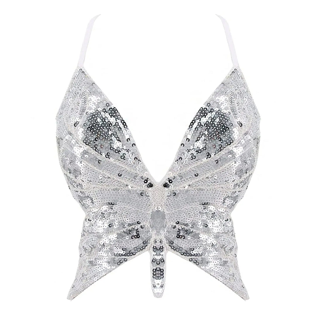 Bustier Paillettes Papillon
