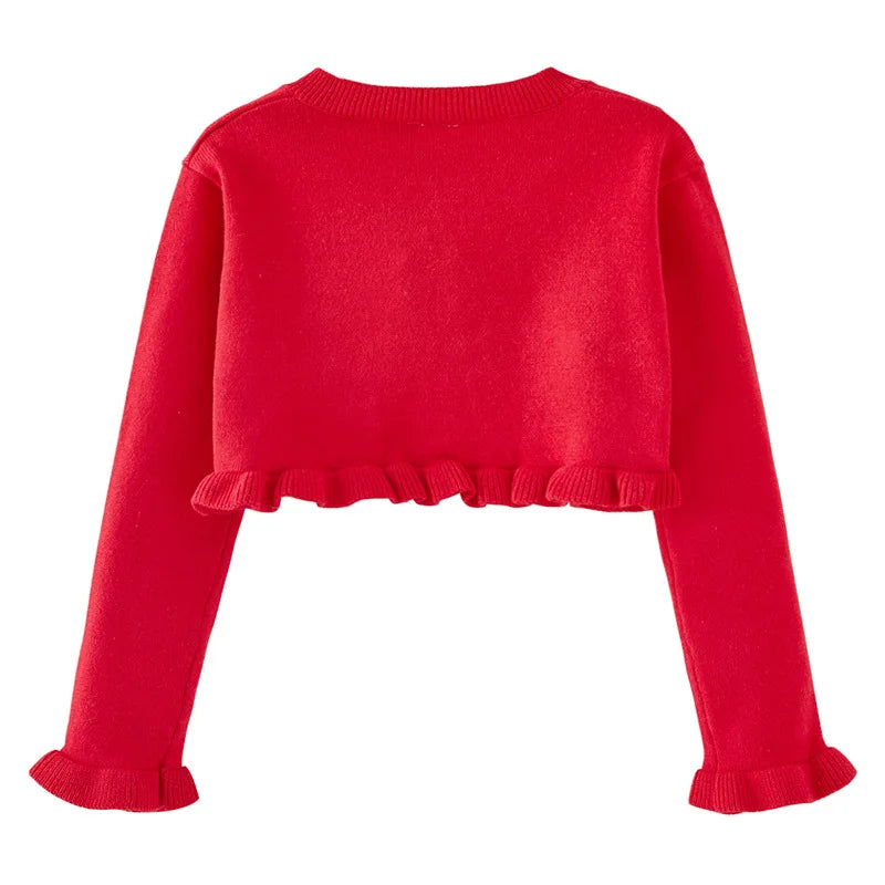 Veste courte manches longues avec bouton