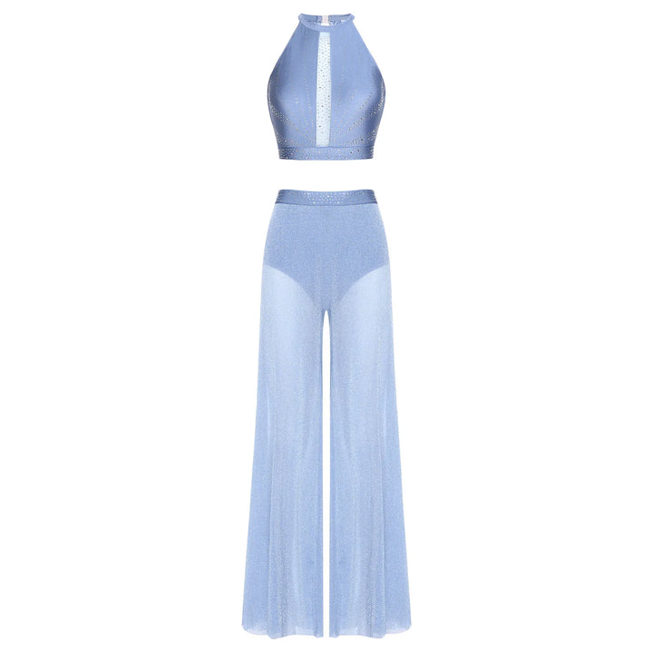 Ensemble Back Hollow-out Top pantalon Tracy