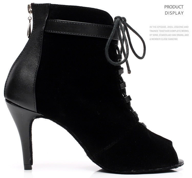 Bottines Nora talon 9cm semelle suede T38