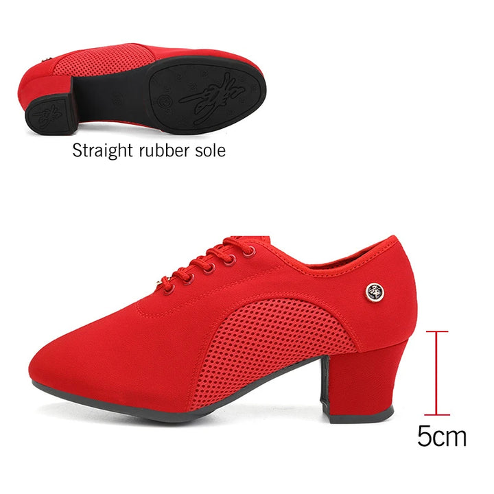 Sneakers à talons Pemma coloris noir ou rouge semelles au choix