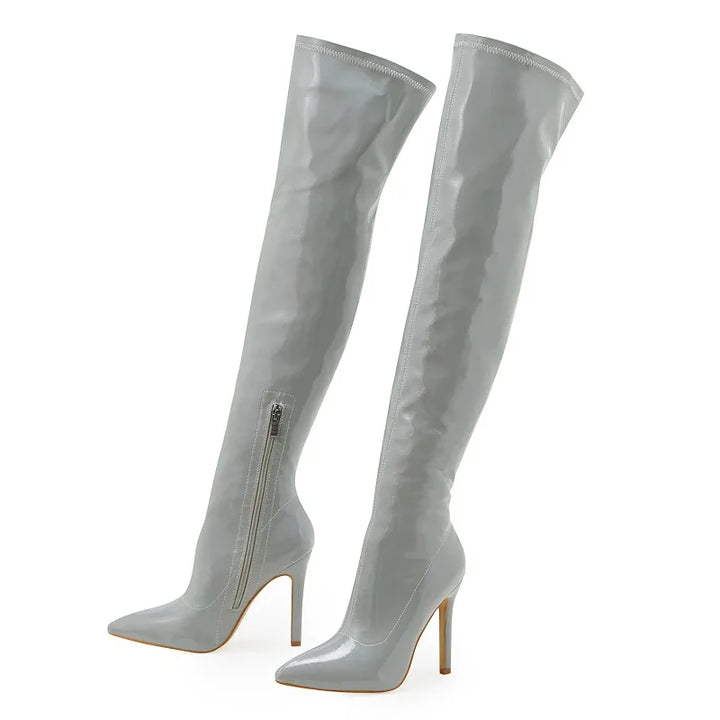 Bottes Cuissardes danse Cassandra talon 11.5cm