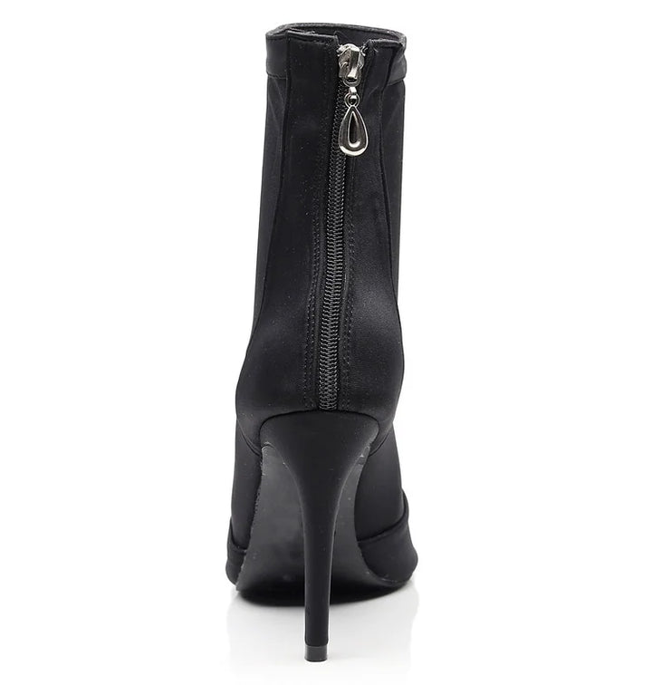 Bottines danse Assa noir Rubber sole Talons de 6 à 11cm