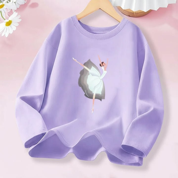 Top manches longues logo Ballet Dance Girls