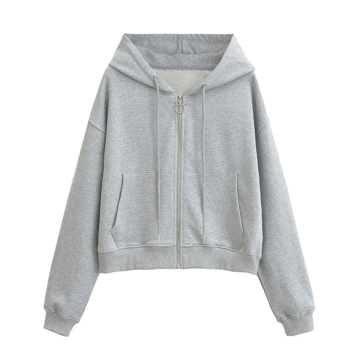 Veste Sweat loose capuche et zip