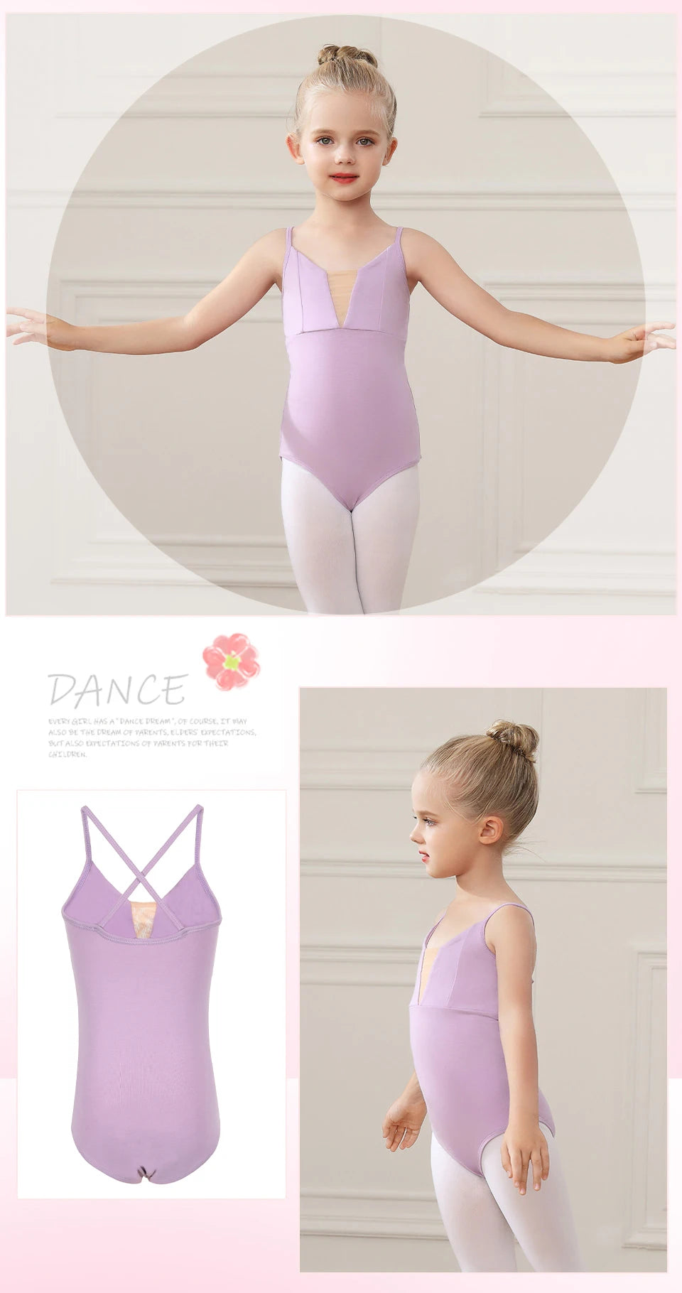 Justaucorps bretelles Calliope