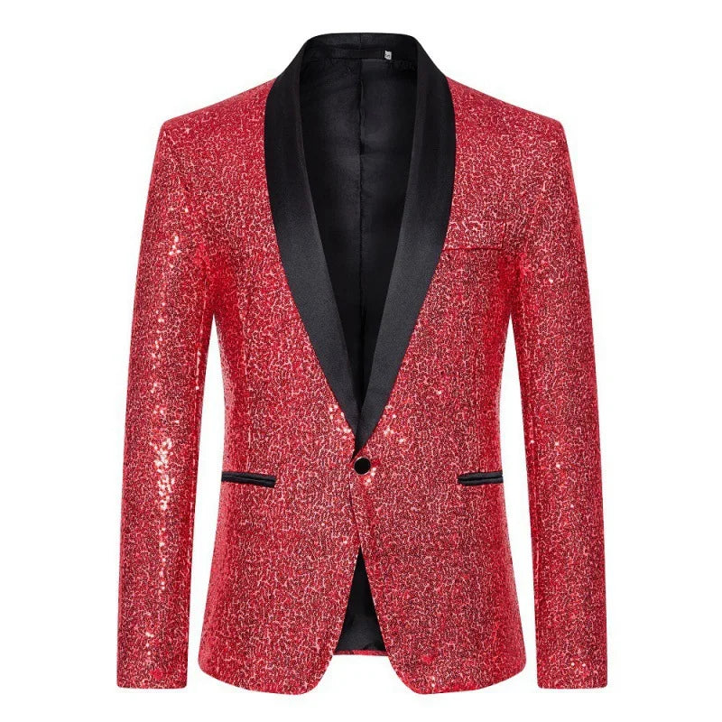 Veste costume Homme à paillettes Omar