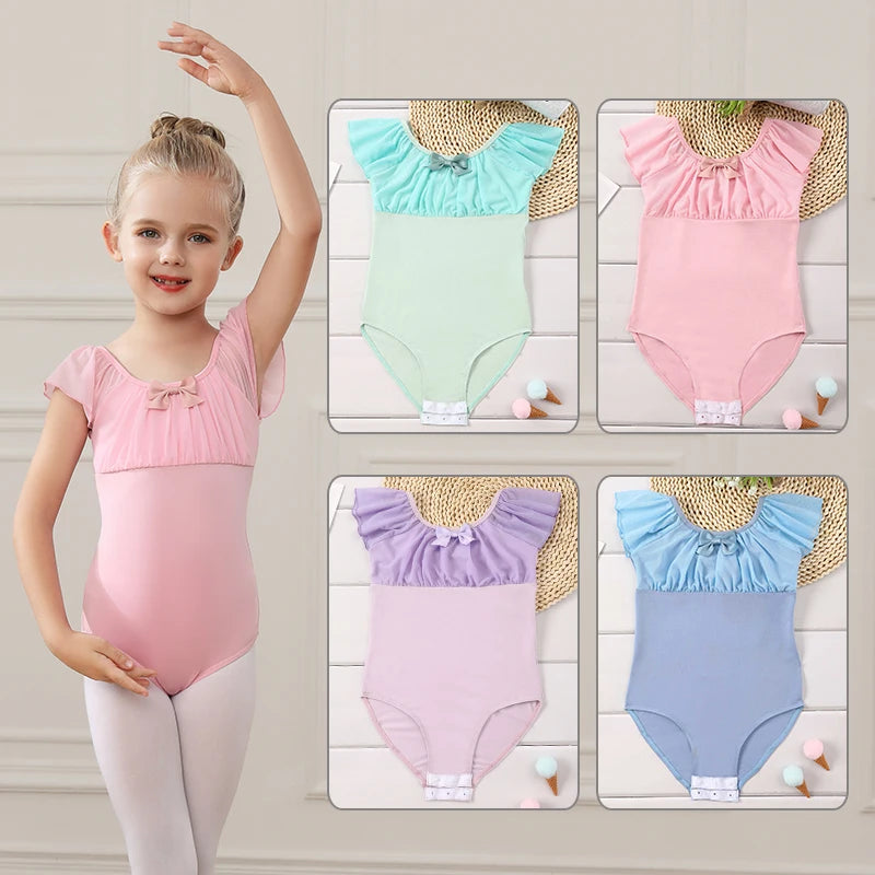 Justaucorps manches courtes avec pression Cybèle