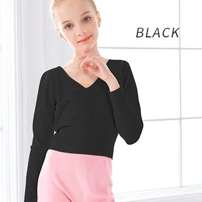 Pull court manches longues filles