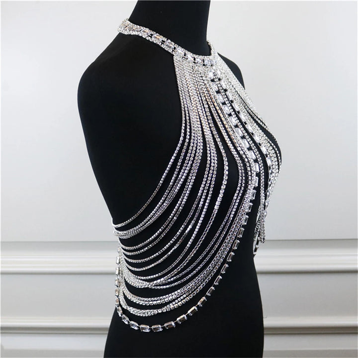 Rhinestone Body Chain Jewelry