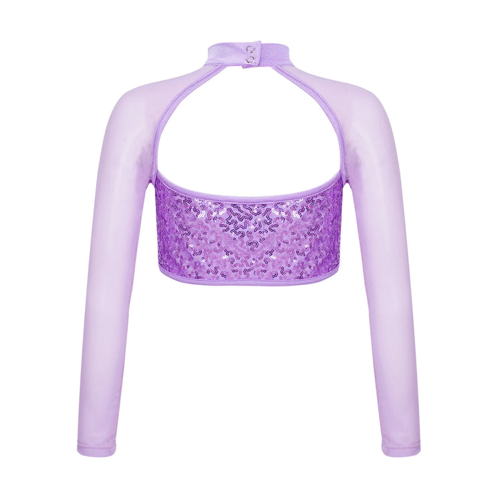 Top manches longues avec sequins Uma