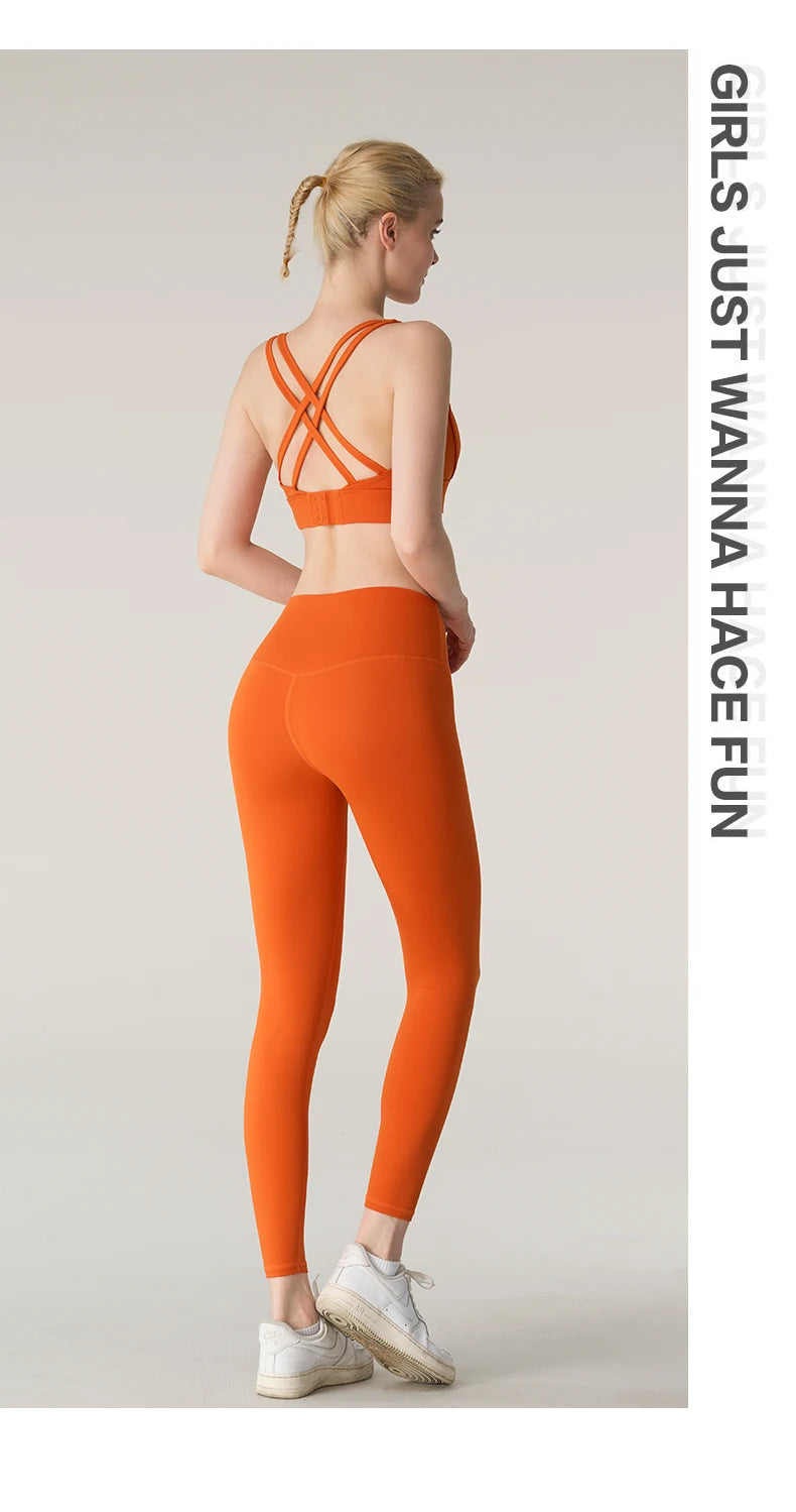 Ensemble 2 pcs Emma Brassière dos ajustable et legging