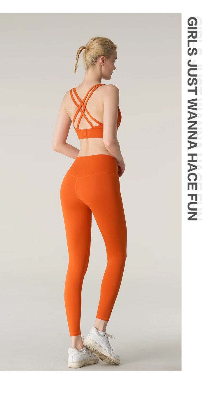 Ensemble 2 pcs Emma Brassière dos ajustable et legging