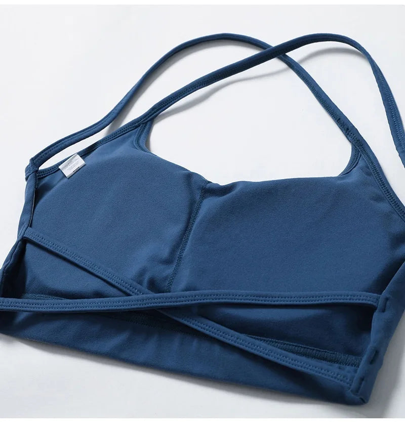 Brassière Elena fines bretelles croisées dos