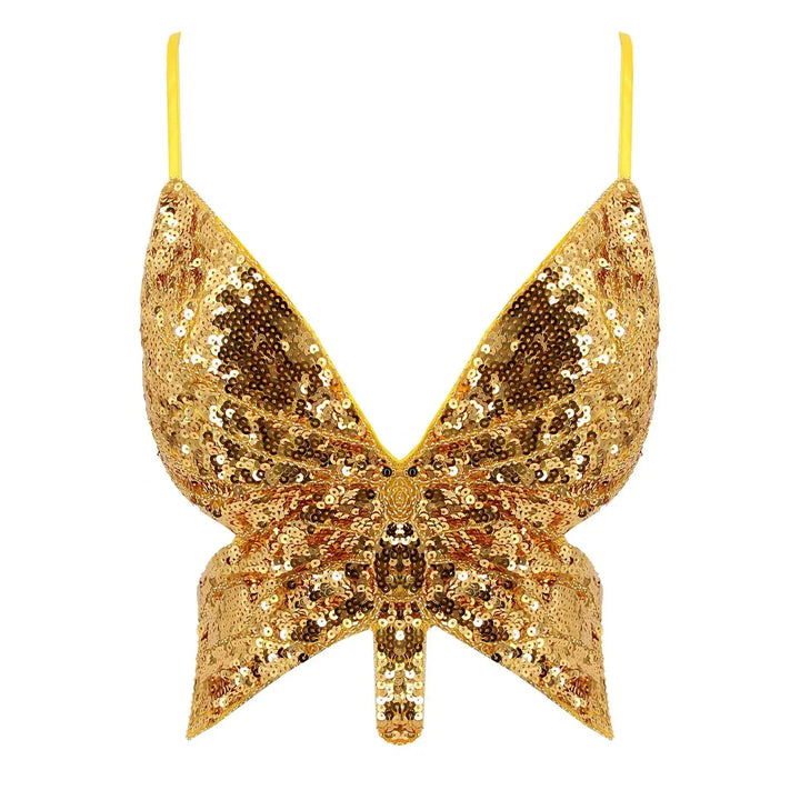 Bustier Paillettes Papillon
