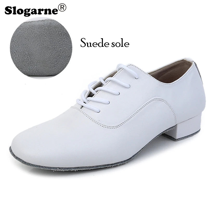 Chaussures danse homme à talons semelle suede Aaron