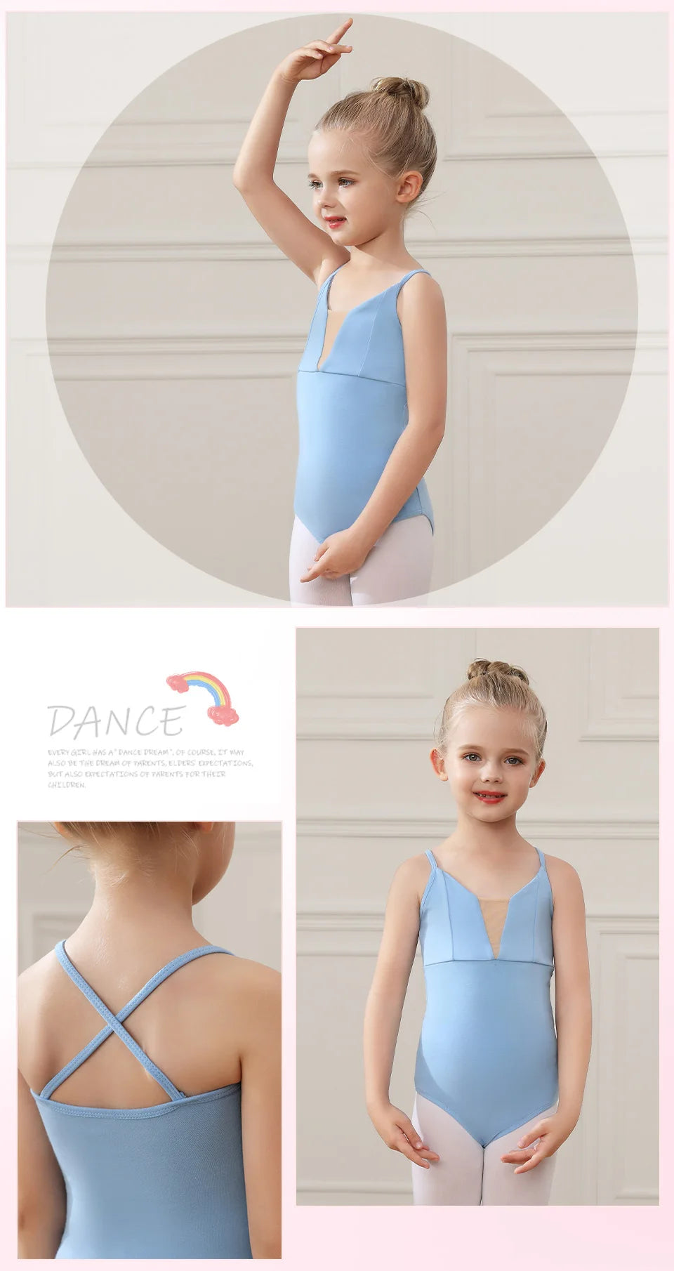 Justaucorps bretelles Calliope