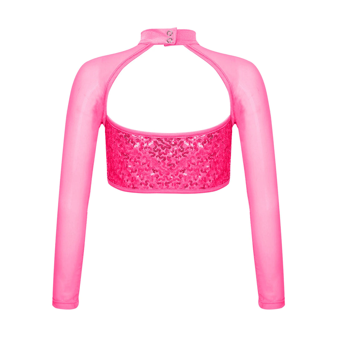 Top manches longues avec sequins Uma