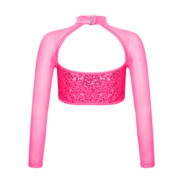 Top manches longues avec sequins Uma