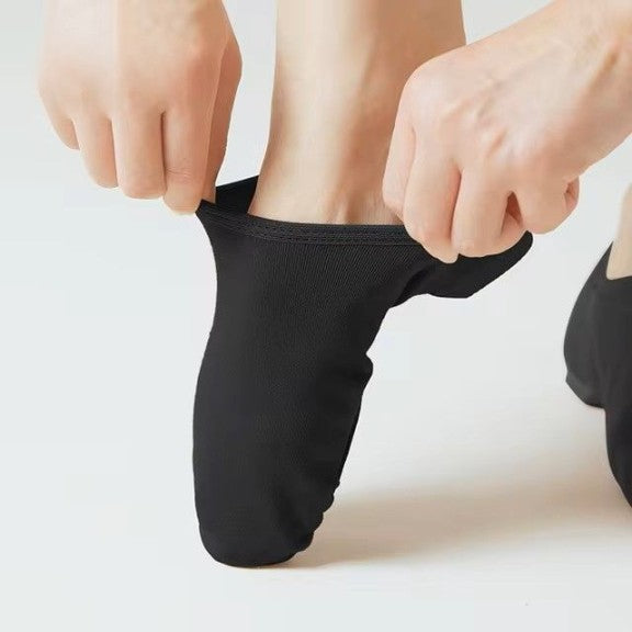 Chaussons jazz toile stretch bi-semelle