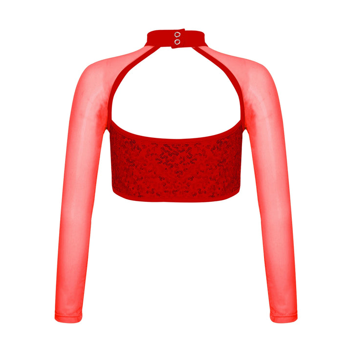 Top manches longues avec sequins Uma