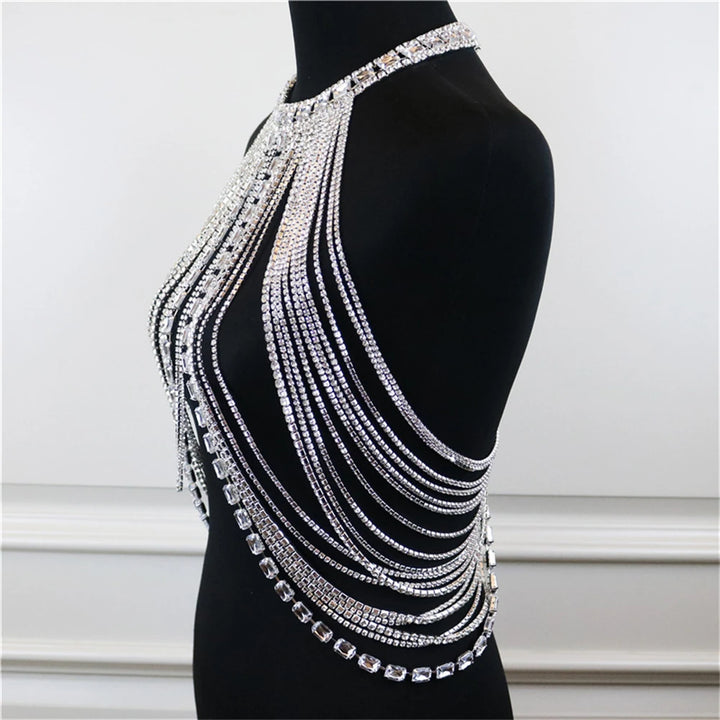 Rhinestone Body Chain Jewelry