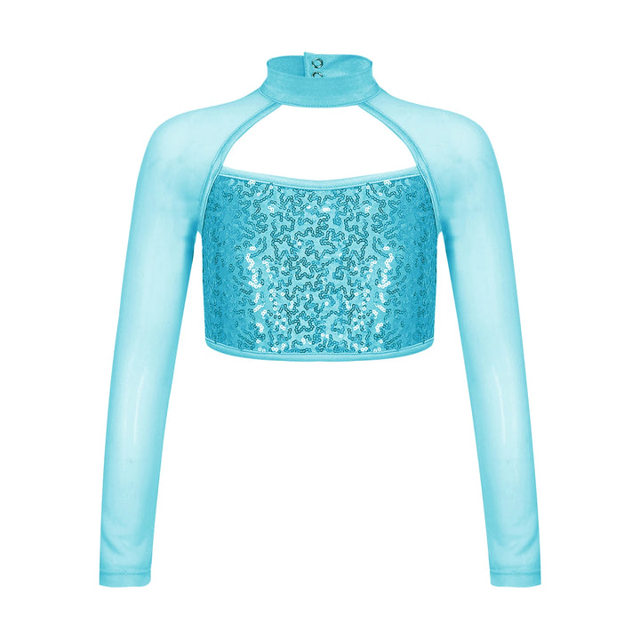 Top manches longues avec sequins Uma