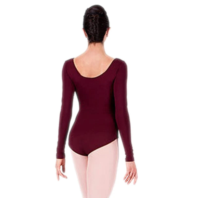 Justaucorps manches longues stretch Ariella