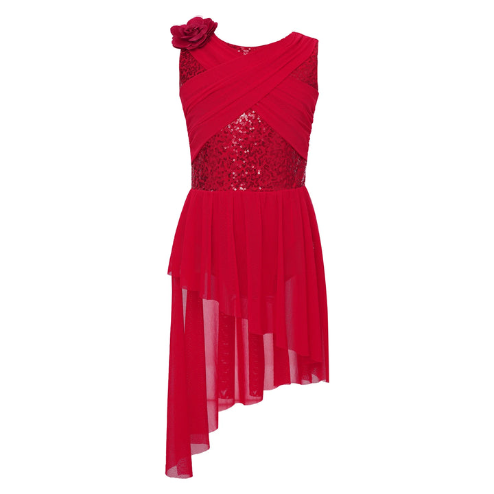 Robe courte sans manches avec sequins Ester