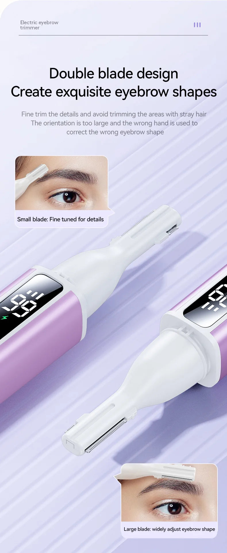 Epilateur électrique intelligente 2 en 1 portable hommes et femmes XIAOMI