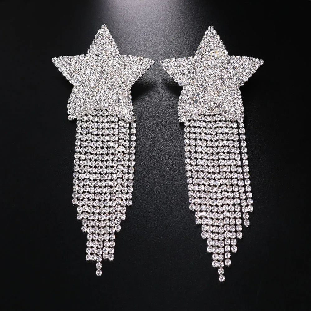 Bijoux pendentif poitrine strass plusieurs modèles