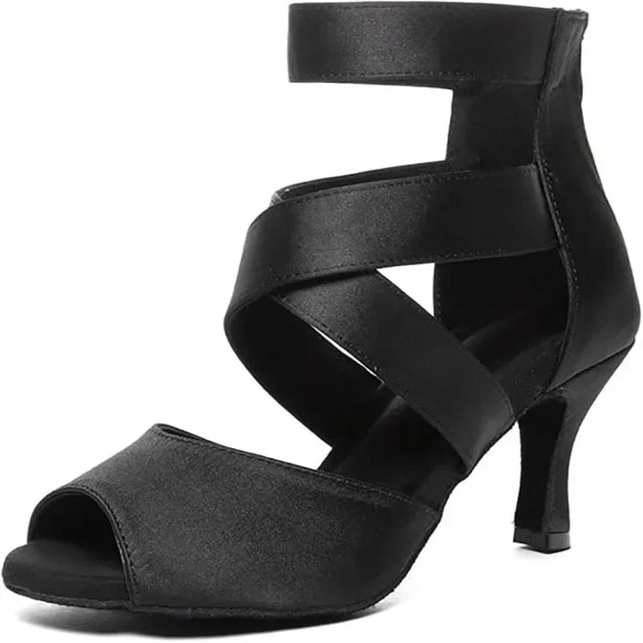 Chaussures de danse satin Morane Talons de 5.5 à 8.5cm