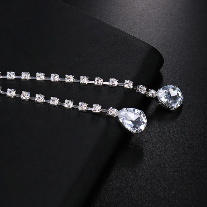 Bijoux pendentif poitrine strass plusieurs modèles