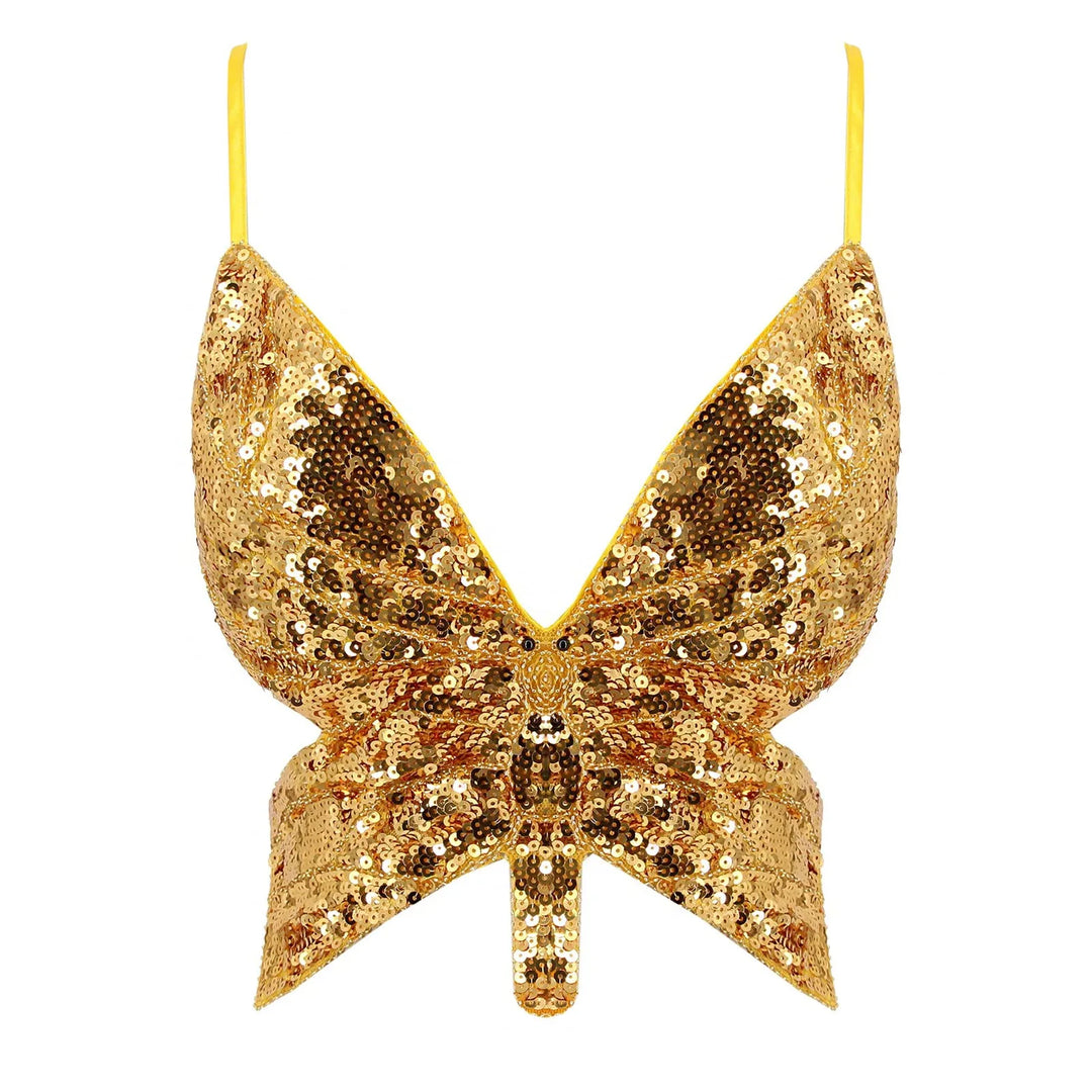 Bustier Paillettes Papillon