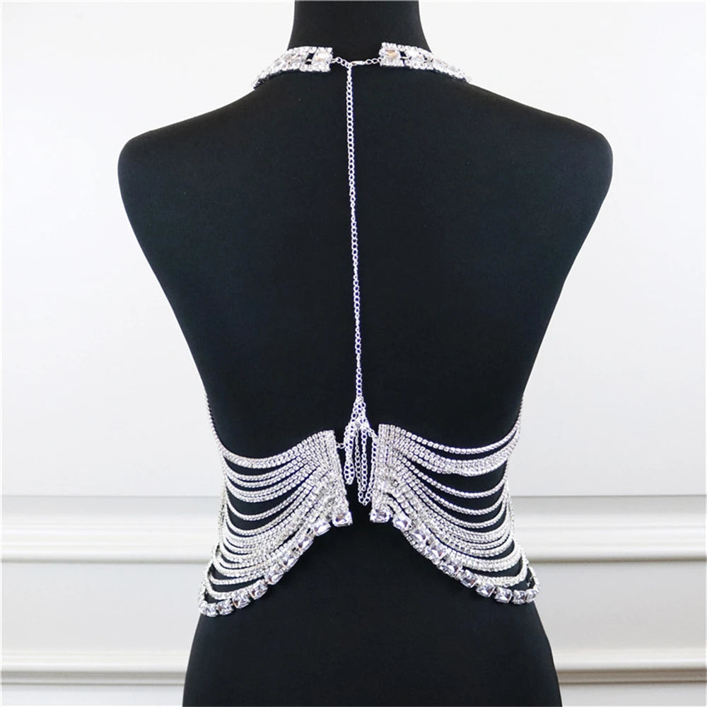 Rhinestone Body Chain Jewelry